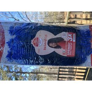 #2T1B /Blue  Outre Xpressions Stingy Afro Twist 16” 1 Pack